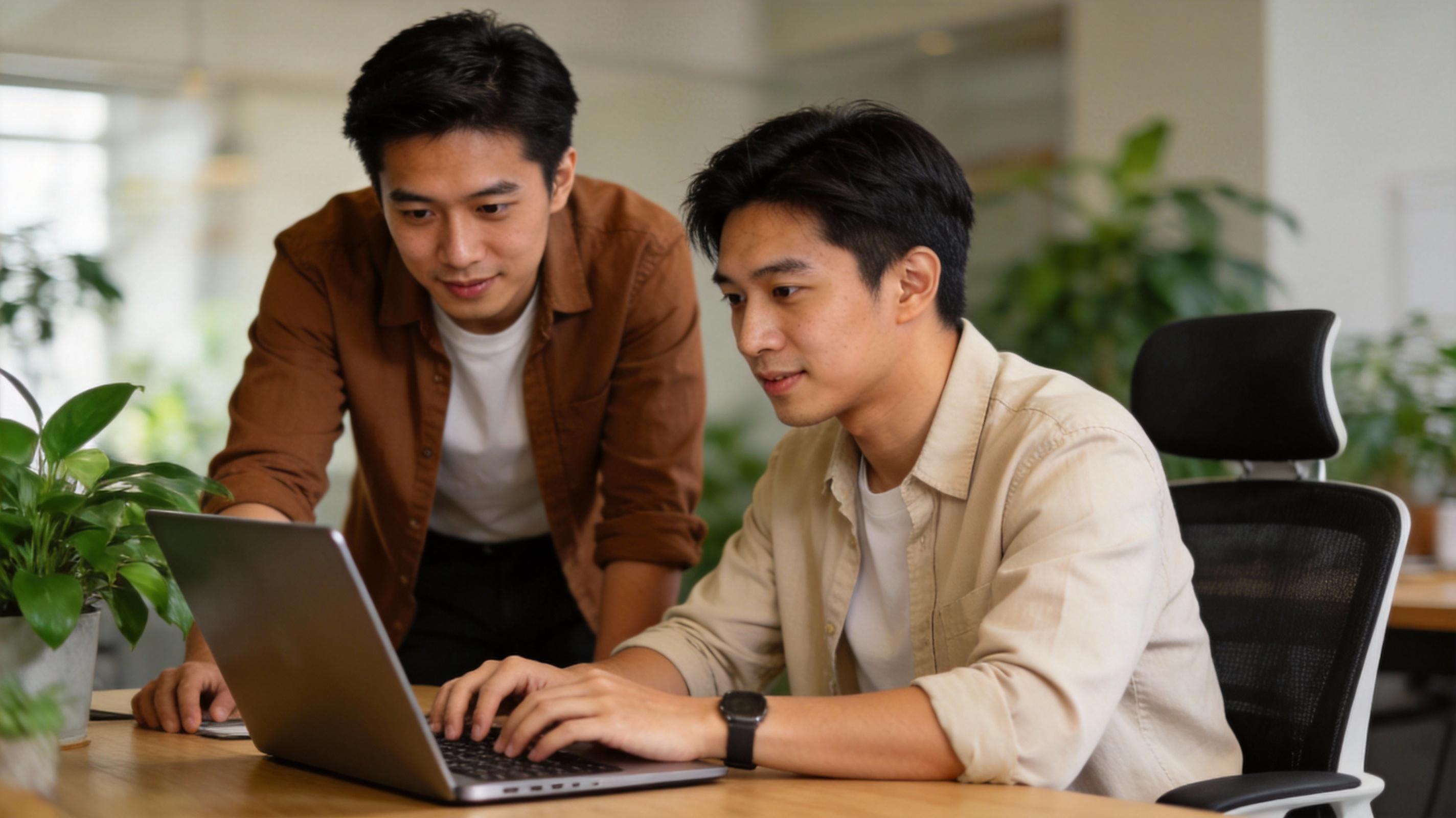 Our team collaborating